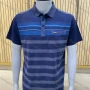 Wholesale Men's Casual Short Sleeve Button Front Striped Polo Shirts preview