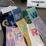 Wholesale Women's Breathable Cushioned Letter Print Crew Socks preview