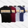 Wholesale Men's Casual Striped Short Sleeve Polo Shirt preview