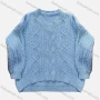 Wholesale Women's Casual V Neck Plain Cable Knit Sweater preview