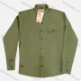 Wholesale Men's Casual Collared Long Sleeve Plain Button Down Shirt preview
