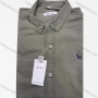 Wholesale Men's Casual Plain Long Sleeve Button Down Embroidery Shirt preview