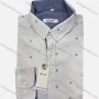 Wholesale Men's Casual Pin Dot Long Sleeve Button Down Shirt preview
