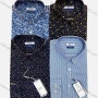 Wholesale Men's Casual Allover Print Long Sleeve Button Down Shirt preview