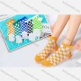 Wholesale Boys Comfy Checkerboard Print Crew Ankle Socks(10 Piece of Pack) preview