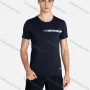 Wholesale Men's Sporty Crew Neck Breathable Letter Print Quick Drying T-shirts preview