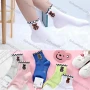 Wholesale Unisex Softy Embroidery Bear Graphic Cushioned Ankle Socks preview