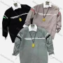 Wholesale Men's Casual Crew Neck Long Sleeve Striped Letter Print Knit Sweaters preview