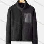 Wholesale Men's Casual Stand Collar Long Sleeve Zipper Pockets Thermal Polar Fleece Jacket preview