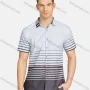 Wholesale Men's Casual Striped Buttons Down Short Sleeve Shirts 23306# preview