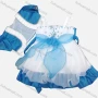 Wholesale Girls Lovely Sleeveless Pearl Decro Flower Dress & Crop Cardigan Set preview