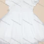 Wholesale Girls Lovely V Neck Short Sleeve Pearl Decor Flower Dress preview