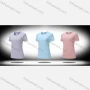 Wholesale Women's Casual & Athletic Workout Plain Round Neck Short Sleeve Tee WT21601# preview