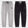 Wholesale Men's Sporty Plain Thermal Lined Drawstring Pockets Label Sweatpants preview