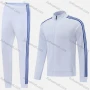 Wholesale Boy's Athletic Striped Zip Long Sleeve Sweatshirt & Elastic Waist Ankle Length Jogger 2 Piece Set 2001#2002# preview