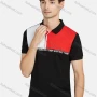 Wholesale Men's Casual Splicing Colorblock Short Sleeve Polo Shirt preview