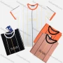 Wholesale Men's Short Sleeve Vertical Stripe Letter Print T-Shirt preview