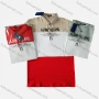Wholesale Men's Short Sleeve Splicing Letter Print Polo Shirt preview