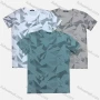 Wholesale Men's Short Sleeve Triangle Print T-Shirt preview
