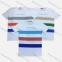 Wholesale Men's Short Sleeve Splicing Letter Print T-Shirt preview