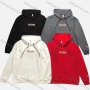 Wholesale Men's Casual Letter Print Drawstring Long Sleeve Kangaroo Pocket Hoodie preview