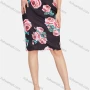 Wholesale Women's Elegant High Waist Floral Print Knee Length Skirts preview