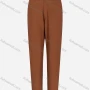 Wholesale Women's Casual Plain High Waist Straight Leg Ankle Length Pants LKC-001# preview