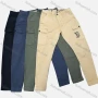 Wholesale Men's Casual Plain Ankle Length Cargo Pants preview