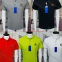 Wholesale Men's Casual Short Sleeve Embroidery Label Button Front Polo Shirts preview
