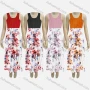 Wholesale Girls Causal Crew Neck Sleeveless Floral Print Tank Dress preview