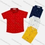 Wholesale Boy's Casual Allover Print Short Sleeve Shirt preview