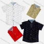 Wholesale Boy's Casual Allover Print Short Sleeve Shirt preview