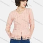 Wholesale Women's Casual Long Long Sleeve Rhinestone Button Front Knit Cardigan preview