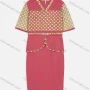 Wholesale Women's Elegant Short Sleeve Blouse With Knee Length Pencil Skirt 2 Piece Set preview