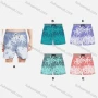 Wholesale Unisex Swim Trunks Quick Dry Tropical Graphic Drawstring Beach Shorts preview