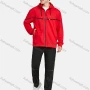 Wholesale Men's Sporty 2 Pieces Plain Striped Hooded Pockets Zipper Jacket & Drawstring Jogger Pant Sets preview