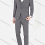 Wholesale Men's Button Blazer&Vest&Suit Pants 3-Piece Slim Fit Plaid Suit Sets preview