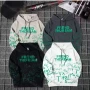Wholesale Men's Casual Letter Print Drawstring Long Sleeve Hoodie preview