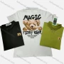 Wholesale Men's Short Sleeve Letter & Bear Print Polo Shirt preview