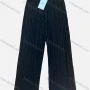 Wholesale Women's Casual Flowy Letter Print Elastic Waistband Pleated Wide Leg Pants preview