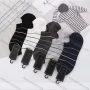 Wholesale Men's Breathable Cushioned Striped No Show Socks preview