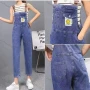 Wholesale Women's Casual Adjustable Strap Pockets Plain Denim Overall preview