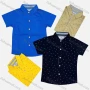 Wholesale Boy's Casual Allover Print Short Sleeve Shirt preview