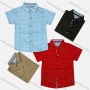 Wholesale Boy's Casual Allover Print Short Sleeve Shirt preview