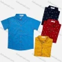 Wholesale Boy's Casual Allover Print Short Sleeve Shirt preview