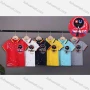 Wholesale Boys Ink Splash Letter Graphic Striped Trim Casual Polo Shirt 1106# preview