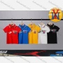 Wholesale Boys Embroidery Letter Graphic Striped Trim Casual Polo Shirt 2030# preview