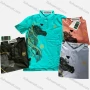 Wholesale Men's Short Sleeve Horse Print Polo Shirt preview