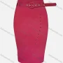 Wholesale Women's Elegant Plain Beaded Pencil Skirt With Belt preview