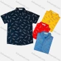 Wholesale Boy's Casual Allover Print Short Sleeve Shirt preview